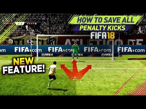 FIFA 18 SAVE ALL PENALTY KICKS TUTORIAL! 100% WORKING TRICK TO DEFEND PENALTIES