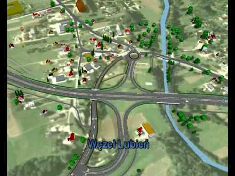 Obwodnica m. Lubień (S7) - Wizualizacja