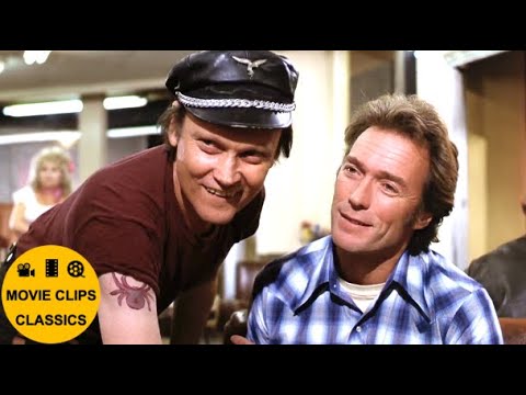 Every Which Way But Loose (1978) - Fight at the diner