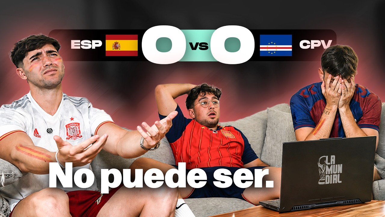 PERO ESTO QUÉ ES!! ESPAÑOLES REACCIONANDO AL ESPAÑA 0 CABO VERDE 0