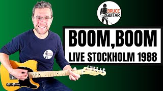 Bruce Springsteen - Boom, Boom (live Stockholm 1988) guitar lesson