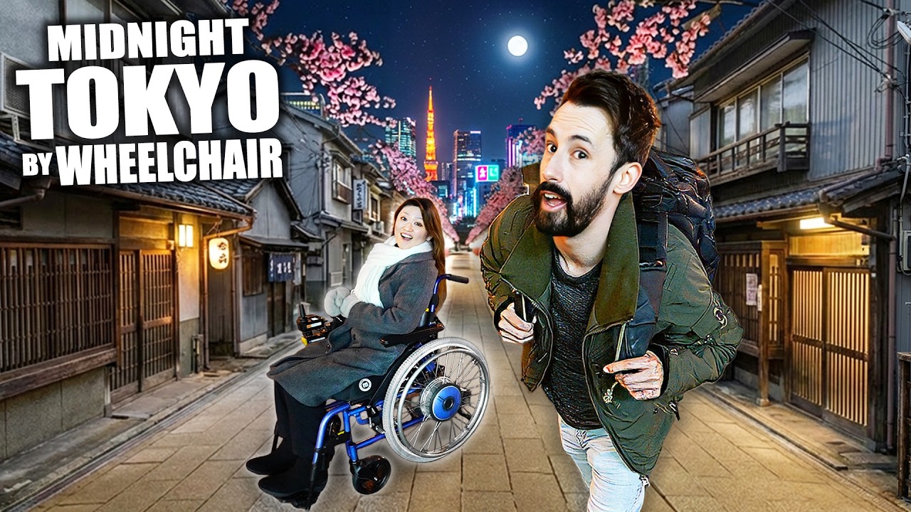Exploring Tokyo After Midnight - In a Wheelchair