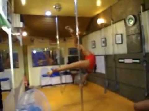 video clip 139 beginner/intermediate level pole dancing combination @Wellness In Life, Makati City