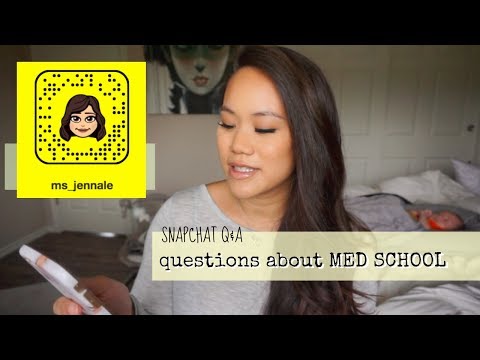 Medical School Snapchat Q&A | Jenny Le Video