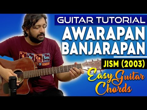 Awarapan Banjarapan - Jism | Easy Guitar Lesson | Pickachord | Guitar Tutorial with Chords