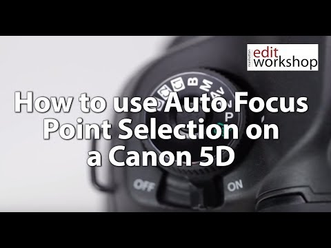 How to use Auto Focus Point Selection on a Canon 5D
