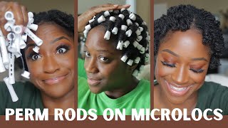 MICROLOCS ON PERM RODS | MICROLOC JOURNEY | STYLING MICROLOCS