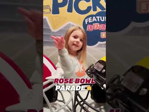 ROLL TIDE! Reese & Baby Jack pick the Rose Bowl 😊 (via @LauraRutledge/X) #shorts