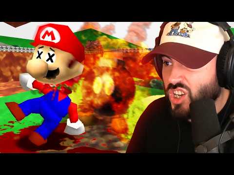 Mario 64 pero todo te mata brutalmente