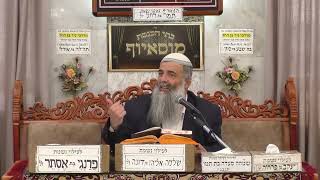 הרב שמעון זרביב | גודל נס מחיאת עמלק וענייני פורים | מוסאיוף (בית הכנסת מוסאיוף) - התמונה מוצגת ישירות מתוך אתר האינטרנט יוטיוב. זכויות היוצרים בתמונה שייכות ליוצרה. קישור קרדיט למקור התוכן נמצא בתוך דף הסרטון