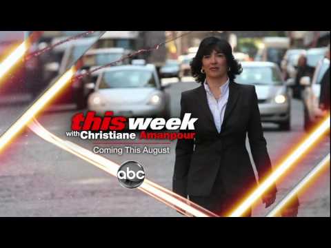 Promo for "This Week" hosted by Christiane Amanpour on ABC