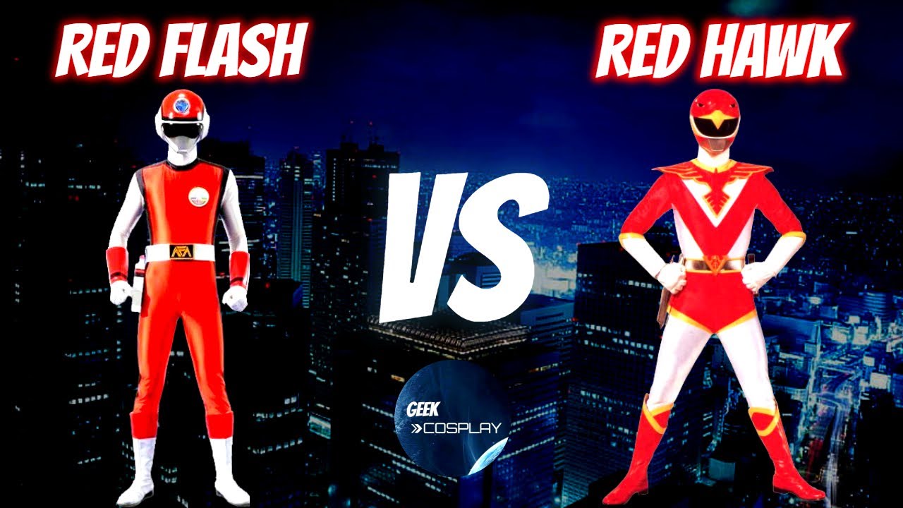 Descubra Quem Vence A Super  Batalha Tokusatsu Entre  Red Flash  VS Red Hawk