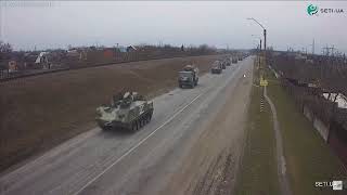 Video from Ukraine: Fighting pushed closer to Kyiv, as Russian troops were met with resistance