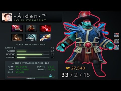 Storm Spirit 33-2 BEYOND GODLIKE Featuring Aiden