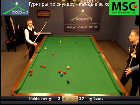 Krylatskoe Snooker Open Autumn 2017-Groups. Pavel Mekhovov vs Evgeny Isaev. Best of 3