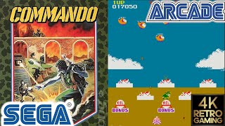 Commando Arcade ( Sega 1983 ) 4k Gameplay