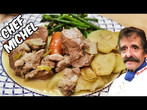 Blanquette de veau avec pommes boulangère