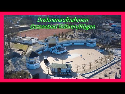 Drohnenaufnahme vom Ostseebad Göhren- Insel Rügen