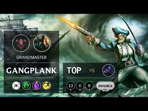 Gangplank Top vs Jax - KR Grandmaster Patch 9.7