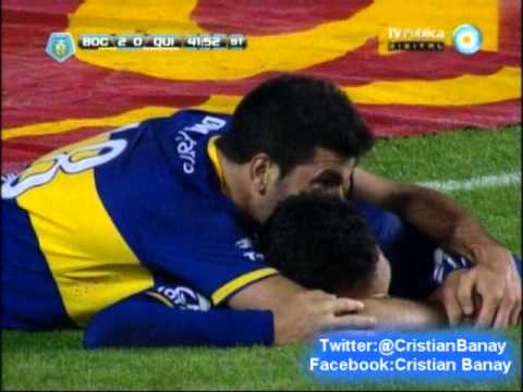 Boca 2 Quilmes 0 (Relato Ruben Granado) Torneo Inicial 2013 Los goles (29/9/2013)