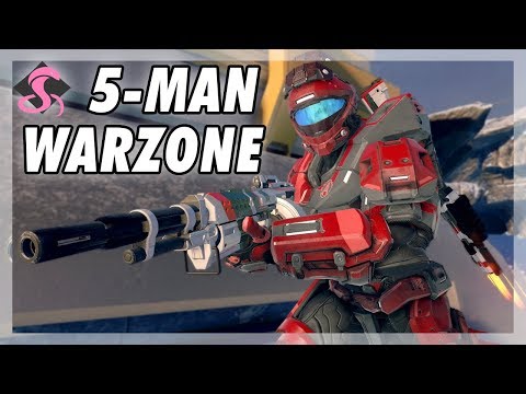 5-Man Warzone Match on Stormbreak - Halo 5