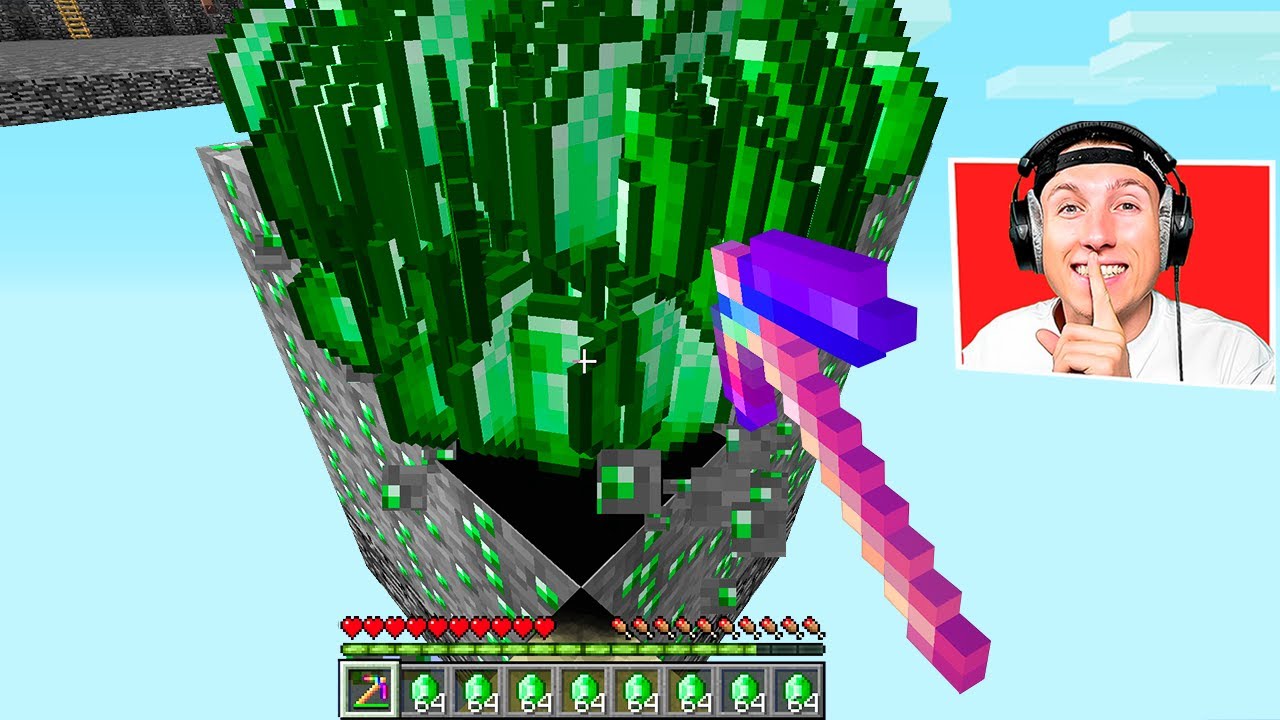 Ich CHEATE HEIMLICH mit GLÜCK 9999 SPITZHACKE! 😂 (Minecraft Bedwars)