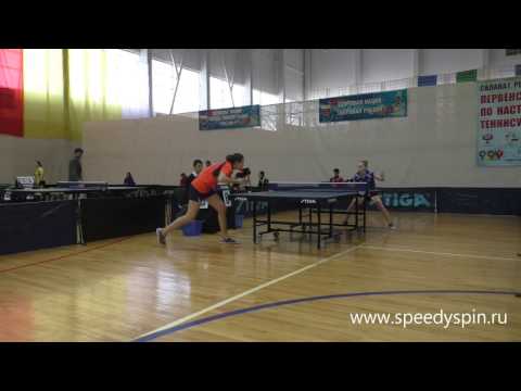 Kolish - Kazantseva.Russian Junior Table Tennis Championship 2017. FHD.