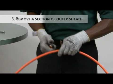 Outer Sheath and Armor Removal Procedure for Interlocking Armored Cables