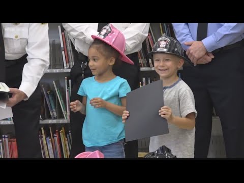 Children honored for saving families from fire
