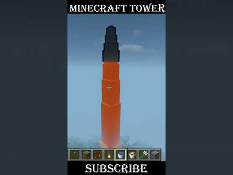 MINECRAFT BEST TOWER BUILD TUTORIAL || BUILD || #minecrafttower #minecraft #minecraftbuild