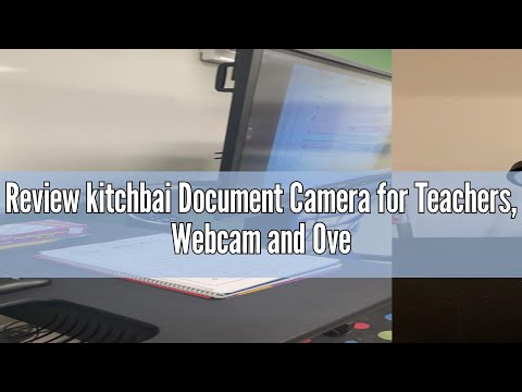 Review kitchbai Document Camera for Teachers, Webcam and Overhead Camera for Classroom with Mic, LED