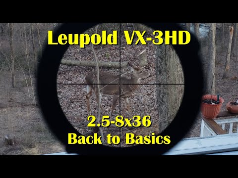 Leupold VX-3HD 2.5-8x36 SFP Duplex - Back to Basics