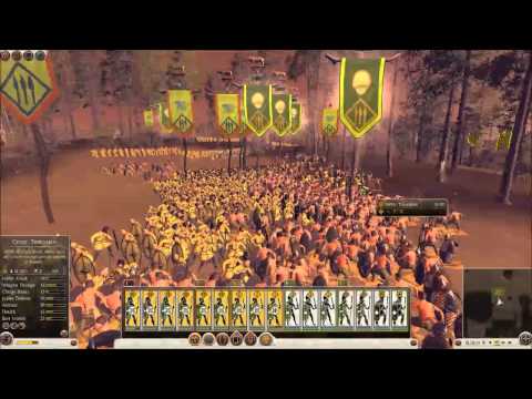 Total War: Rome 2. Budini vs Namneses. Land Battle.