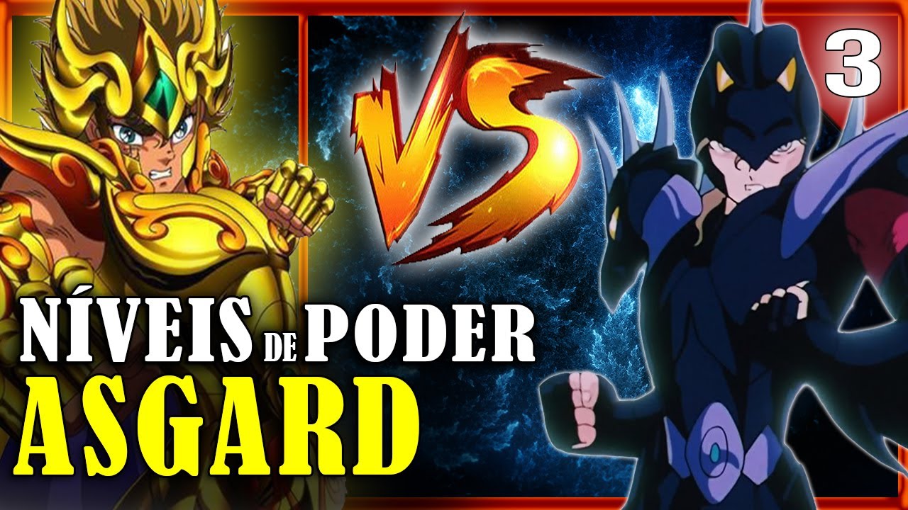 NÍVEIS de PODER - Saga ASGARD  (Parte 3) | Cavaleiros do Zodíaco