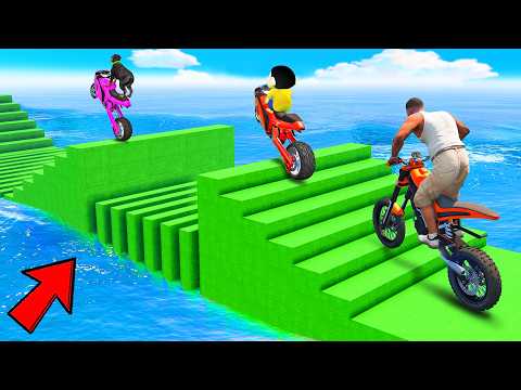 SHINCHAN AND FRANKLIN TRIED THE IMPOSSIBLE PARKOUR CHALLENGE GTA 5