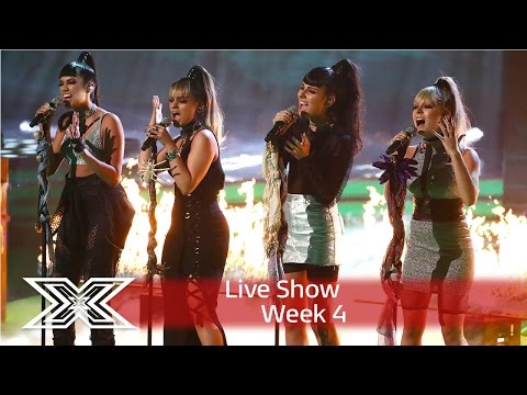 Spooky! Four of Diamonds perform Ella Henderson’s Ghost | Live Shows Week 4 | The X Factor UK 2016