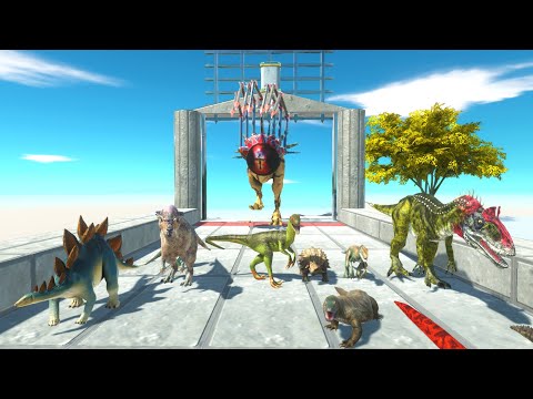Survival Race. Death If Touched - Escape From Monster part 1 | Animal Revolt Battle Simulator