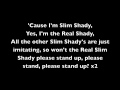 The Real Slim Shady - Eminem [Lyrics]