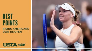 Best Points from Rising Americans | 2025 US Open