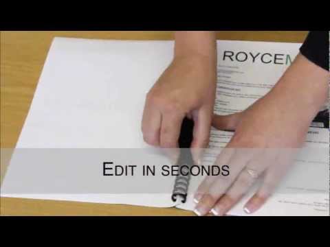 How To Bind Documents Without A Binding Machine - Royce Martin