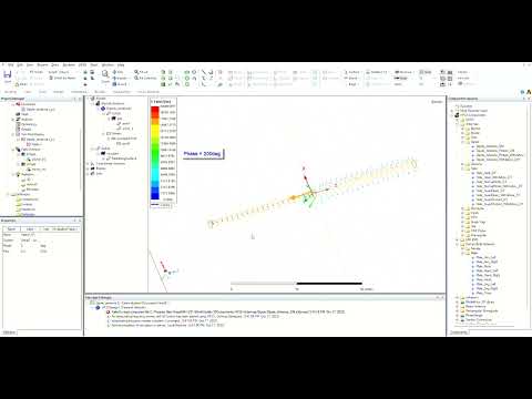 Ansys Electronics Desktop 2022 R1   dipole antenna   HFSSDesign1   3D Modeler   SOLVED   dipole