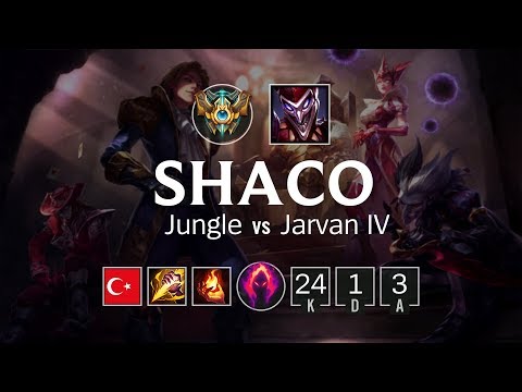 Shaco Jungle vs Jarvan IV - TR Challenger Patch 8.14