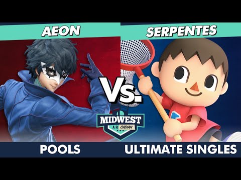 Midwest Arcadian 3 Pools - aeon (Joker, Palutena) Vs. Serpentes (Villager) SSBU Ultimate Tournament