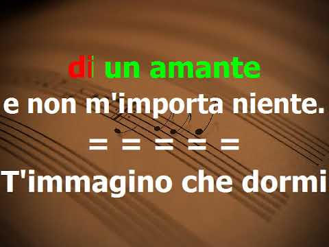 Gianni Bella - Io canto e tu - KARAOKE