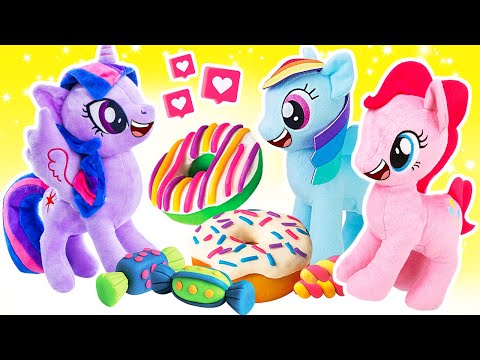 My Little Pony Spielzeuge in der Play Doh Schule mit Nicole - Spielzeug Video | Kinder Atelier.