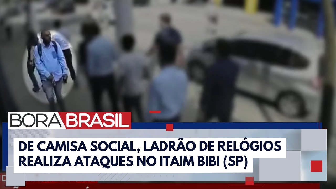 Ladrão 'bem vestido' ataca em bairro nobre de São Paulo I Bora Brasil