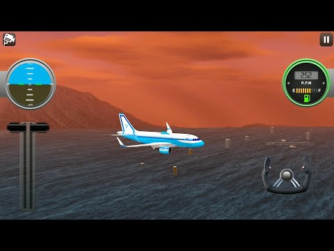 Passenger transporting Flight game | Android Flight Simulator game play | Airplane driving game...