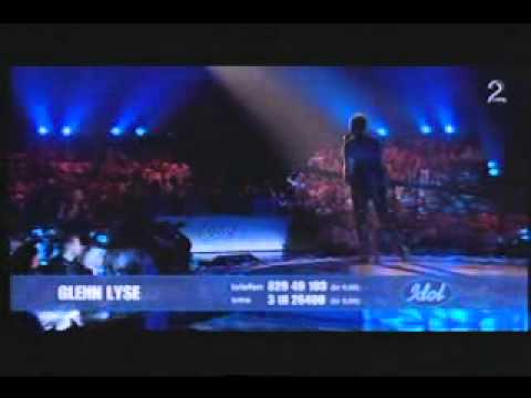 Glenn Lyse - Here I Go Again (Whitesnake) Idol Norway 2007 - Delfinale 1