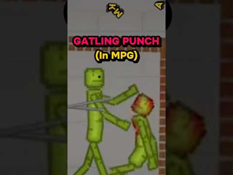 😱 How To Make A GATLING PUNCH In Melon Playground