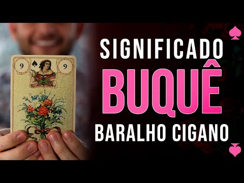 Significado carta Buquê / Flores - Baralho Cigano - Carta 9